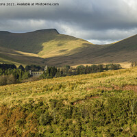 Buy canvas prints of Pen y Fan Central Brecon Beacons Wales by Nick Jenkins