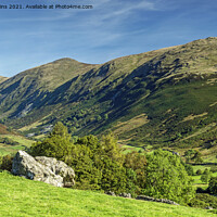Buy canvas prints of Upper Troutbeck Valley Lake District National Park by Nick Jenkins