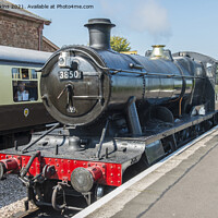Buy canvas prints of Loco 3850 about to leave Williton Station  by Nick Jenkins