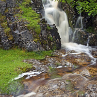 Buy canvas prints of Waterfall Yockenthwaite Deepdale Yorkshire Dales  by Nick Jenkins