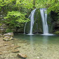 Buy canvas prints of Janet's Foss Waterfall Malham Yorkshire Dales by Nick Jenkins