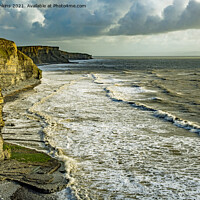 Buy canvas prints of Glamorgan Heritage Coast from Dunraven Southerndown by Nick Jenkins