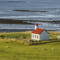 Buy canvas prints of Icelandic Church Snaefellsnes  by Nick Jenkins