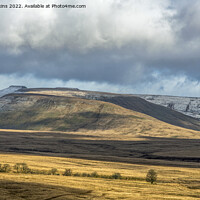 Buy canvas prints of Central Brecon Beacons landscape south Wales in winter by Nick Jenkins
