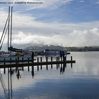 Buy canvas prints of Quays at Waterhead Ambleside Early Morning by Nick Jenkins