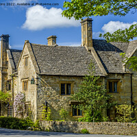 Buy canvas prints of Cottages in Stanton in the Cotswolds by Nick Jenkins