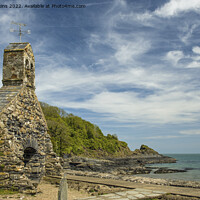 Buy canvas prints of Remains of Cwm yr Eglwys Church Pembrokeshire by Nick Jenkins