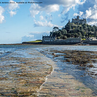 Buy canvas prints of St Michaels Mount Marazion Cornwall in April by Nick Jenkins