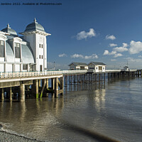 Buy canvas prints of Penarth Beach and Pier South Wales by Nick Jenkins