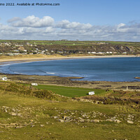Buy canvas prints of Port Eynon and Horton Beaches Gower  by Nick Jenkins