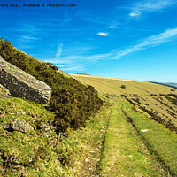 Buy canvas prints of Looking Down the Grwyne Fawr Valley  by Nick Jenkins