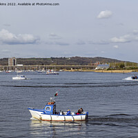 Buy canvas prints of Cardiff Bay and Boats in April  by Nick Jenkins