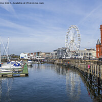 Buy canvas prints of Cardiff Bay Waterfront Pierhead Building by Nick Jenkins