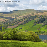 Buy canvas prints of Waun Rydd across the Talybont Valley Brecon Beacon by Nick Jenkins