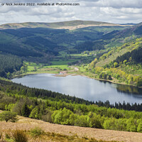 Buy canvas prints of Talybont Reservoir and Valley Brecon Beacons by Nick Jenkins