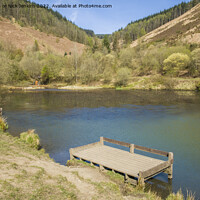 Buy canvas prints of Clydach Upper Pond Rhondda Valley  by Nick Jenkins