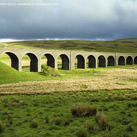 Buy canvas prints of Garsdale Railway Viaduct Cumbria  by Nick Jenkins