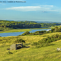 Buy canvas prints of The River Ogmore at Ogmore by Sea Wales by Nick Jenkins