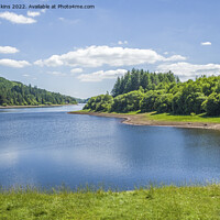Buy canvas prints of Pontsticill Reservoir facing South Brecon Beacons by Nick Jenkins