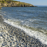 Buy canvas prints of High Tide at Dunraven Bay Glamorgan Coast by Nick Jenkins
