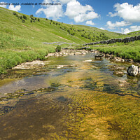 Buy canvas prints of River Wharfe at Langstrothdale Yorkshire Dales by Nick Jenkins