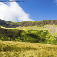 Buy canvas prints of Cautley Crags in the Howgill Fells  by Nick Jenkins