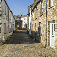 Buy canvas prints of The Cobbled Streets and Houses of Dent by Nick Jenkins