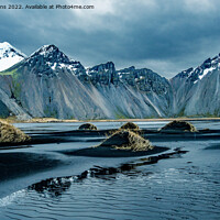 Buy canvas prints of Vestrahorn Mountains Hofn  Iceland  by Nick Jenkins