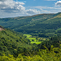 Buy canvas prints of View Down the Talybont Valley  by Nick Jenkins