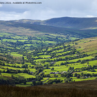 Buy canvas prints of The View Down Dentdale from Railway Station  by Nick Jenkins