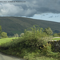 Buy canvas prints of Descending into Dentdale from Barbondale Cumbria by Nick Jenkins