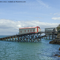 Buy canvas prints of Old and New Lifeboat Stations Tenby  by Nick Jenkins