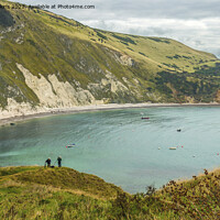 Buy canvas prints of Lulworth Cove on the Dorset Coast  by Nick Jenkins