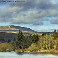 Buy canvas prints of Llwyn On Reservoir Central Brecon Beacons south Wales by Nick Jenkins