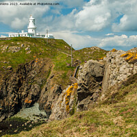 Buy canvas prints of Strumble Head Lighthouse North Pembrokeshire Coast by Nick Jenkins