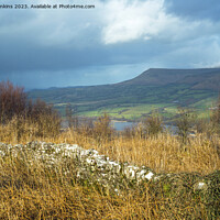 Buy canvas prints of View from Allt yr Esgair to Mynydd Troed by Nick Jenkins