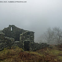 Buy canvas prints of Abandoned Bothy Troutbeck Valley Lake District  by Nick Jenkins
