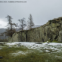Buy canvas prints of Abandoned Slate Quarry Tilberthwaite Lake District by Nick Jenkins
