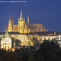 Buy canvas prints of St Vitus Cathedral Prague Czech Republic by Nick Jenkins