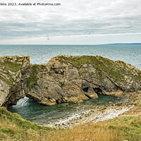 Buy canvas prints of Stair Hole near Lulworth Cove Dorset Coast by Nick Jenkins