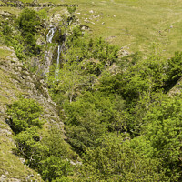 Buy canvas prints of Cautley Spout in the Howgill Fells Cumbria by Nick Jenkins