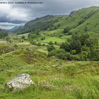 Buy canvas prints of Bowdergate Gill Watendlath Lake District in Summer by Nick Jenkins