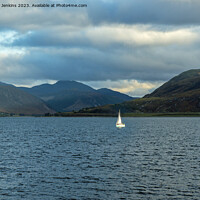Buy canvas prints of Loch Broom Ullapool and Yacht by Nick Jenkins