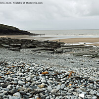 Buy canvas prints of Dunraven Bay Vale of Glamorgan Coast in November  by Nick Jenkins