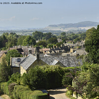 Buy canvas prints of Looking out over Stanton Village Cotswolds  by Nick Jenkins