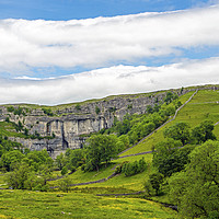 Buy canvas prints of Malham Cove Summer Yorkshire Dales National Park by Nick Jenkins