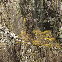 Buy canvas prints of The Abandoned Slate Quarry Llanberis Snowdonia by Nick Jenkins