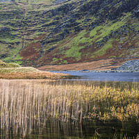 Buy canvas prints of The Lake at Cwm Orthin North Wales  by Nick Jenkins