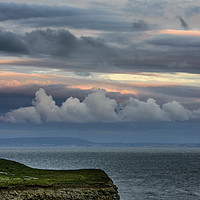Buy canvas prints of Sky over Nash Point by Nick Jenkins