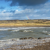 Buy canvas prints of River Ogmore Estuary and Rainbow Vale of Glamorgan by Nick Jenkins
